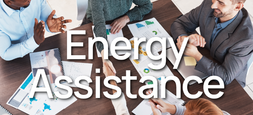 Energy assistance program concept image