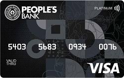 People's Visa Platinum card image